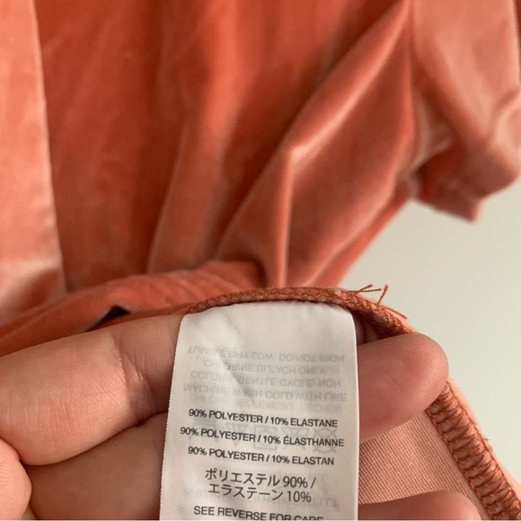 • [Madewell] Velvet Tie Neck Top • - Picture 6 of 10